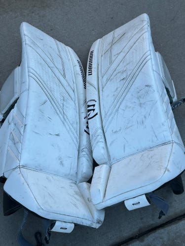 31" Warrior Ritual G6 E+ Goalie Leg Pads (Used)