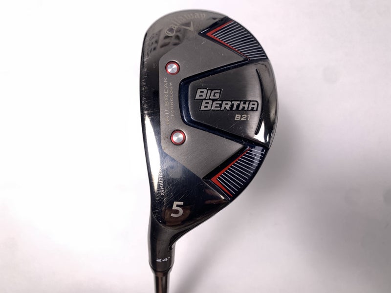 Callaway Big Bertha B21 5 Hybrid 24* RCH 65 Regular Graphite Mens LH