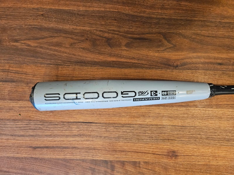 2024 DeMarini The Goods Hybrid BBCOR Certified Bat (-3) 28 oz 31" (Used)