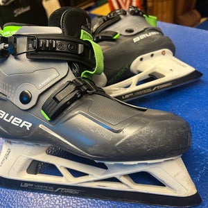2022 Bauer Konekt HF2 Hockey Goalie Skates 7 - 7.5 carbon LS 5g