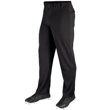 New Open Bottom Relaxed Fit Baseball Pant- Black Youth Small 11859-CHP752044693273