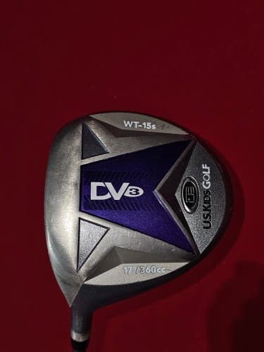 Junior US Kids Golf DV3 54" LEFT Handed Driver Junior Loft 17 (Used)