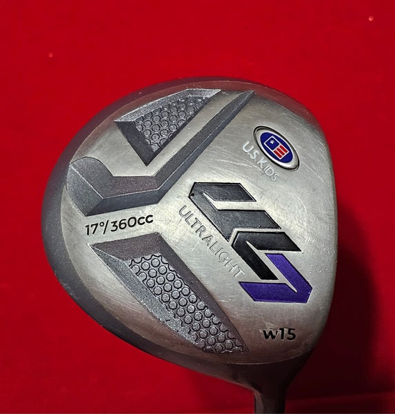 Junior US Kids Golf Ultralight 54" LEFT Handed Driver Junior Loft 17 (Used)