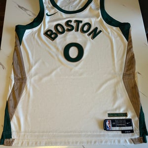 Nike Boston Celtics Jayson Tatum #0 NBA Basketball City Edition Size 48 Official