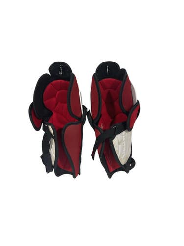 Used Bauer VAPOR Senior Shin Guards White 13" 11847-S000032843