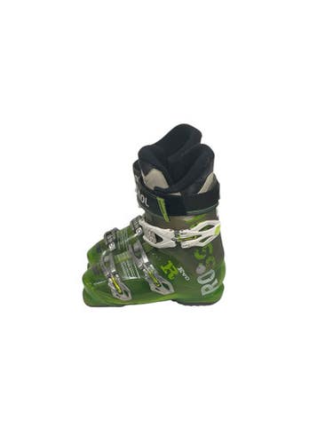 Used Rossignol EVO Boys DH Ski Boot Green 240 MP - J06 - W07 11847-S000032850