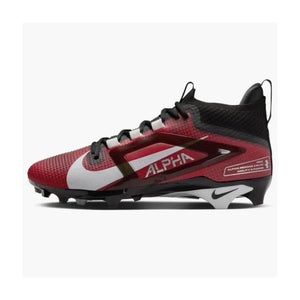 Nike Alpha Menace 4 Elite FD7036-600 Mens 13 Red Black Football Cleats GBNC1538