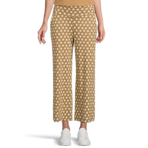 Toad&Co Chaka Pants Women's Small Brown Elastic Waist Wide Leg Cropped JDM2801
