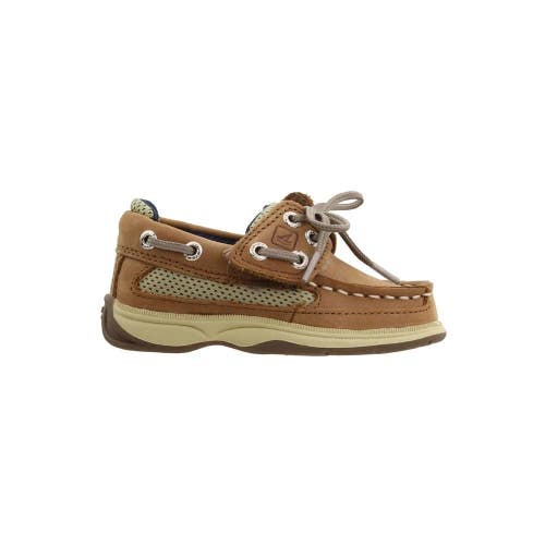 Sperry Lanyard CB48948A Boat Shoe Toddlers US 8 Brown Leather Platform HAWK2576