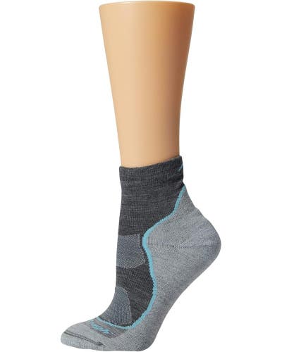 Darn Tough Women's S Slate Light Hiker Quarter Lightweight Hiking Socks DDR2146