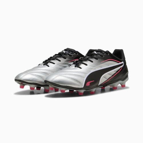 Puma King Pro FG/AG 108308-02 Unisex US 11 Silver Black Football Boots SHOP31
