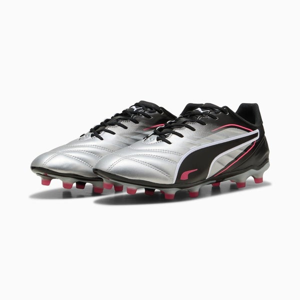 Puma King Pro FG/AG 108308-02 Unisex US 11 Silver Black Football Boots SHOP31