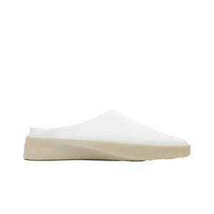 Wolf & Shepherd Cruise Mule Men's 7 White Leather Slip On Casual Shoes HAWK2318