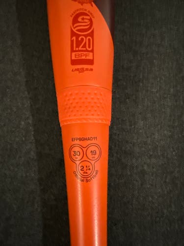 2026 Easton Ghost Advanced Composite Bat (-11) 19 oz 30" (Used)