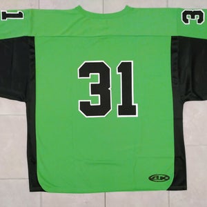 H7100 Hockey Goalie Jersey - Size 4XL - Lime/Black New