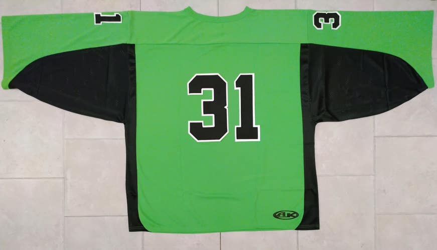 H7100 Hockey Goalie Jersey - Size 4XL - Lime/Black New
