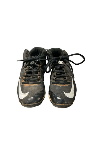 Used Nike ALPHA CLEATS BB/SB Cleats Black Youth 13.0 11834-S000046602