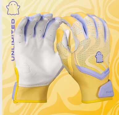 New YOUTH YELLOW EASTON GHOST ETHOS UNLIMITED FASTPITCH BATTING GLOVES 11834-EASE00718975