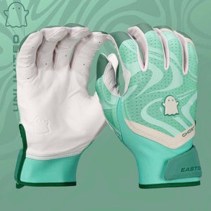New ADULT GREEN EASTON GHOST ETHOS UNLIMITED FASTPITCH BATTING GLOVES 11834-EASE00718958