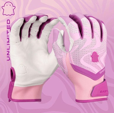 New YOUTH PINK EASTON GHOST ETHOS UNLIMITED FASTPITCH BATTING GLOVES 11834-EASE00718986