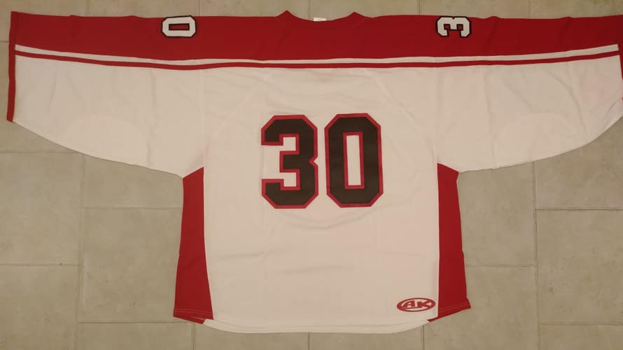 H7600 Hockey Goalie Jersey - 4XL - White/Red - New