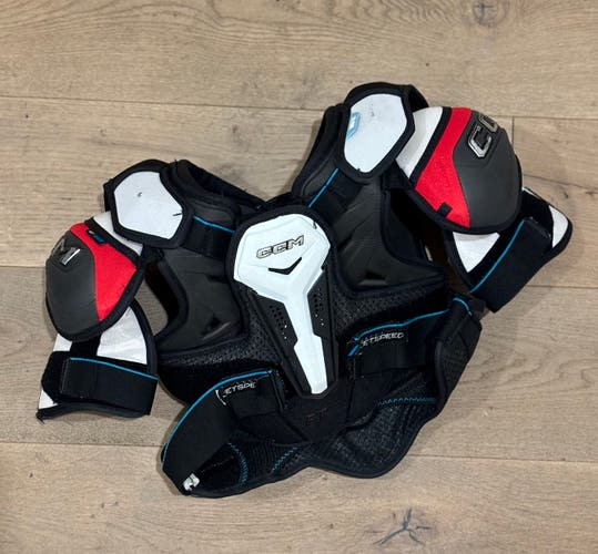 CCM JetSpeed FT6 Shoulder Pads - Senior Small (Good Condition)