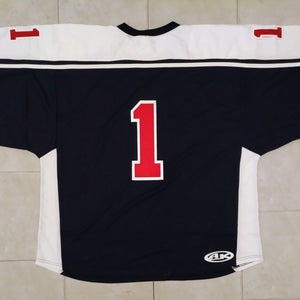 H7600G Hockey Goalie Jersey - 4XL - Navy/White - New