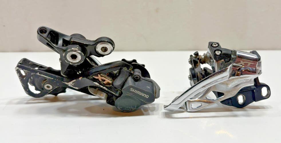 Shimano Deore XT RD-M786 Rear & FD-M785 Direct Mount Front Mtn Bike Derailleurs