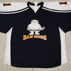 H7600G "Dad Bods" Hockey Goalie Jersey - 4XL - Navy/White - New