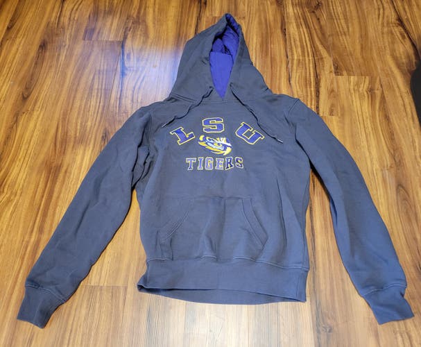 LSU Tigers Stadium Athletics Hooded Sweatshirt, Tag Size Small