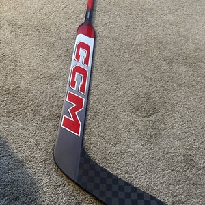 Senior CCM XF Regular Goalie Stick 26" Paddle P1  (New) Color Red