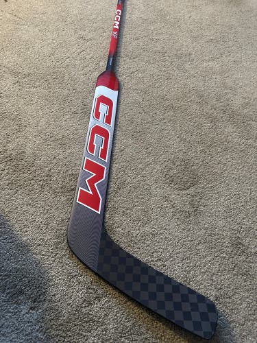 Senior CCM XF Regular Goalie Stick 26" Paddle P1  (New) Color Red