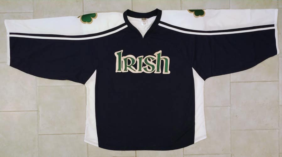 H7600 "Irish" Style Hockey Goalie Jersey - 4XL - Navy -NEW