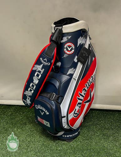 NEW Callaway 2024 May Major US Open Tour Staff Bag 6-Dividers Rainhood Included