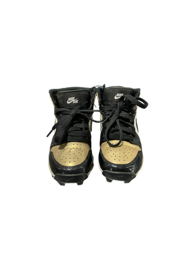 Used Nike GOLD JORDAN CLEATS BB/SB Cleats Vegas Gold Youth 12.0 11834-S000045984