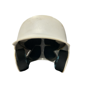 Used Easton BB HELMET 7 1/8-7 3/4 Batting Helmet No Mask White One Size 11834-S000046023