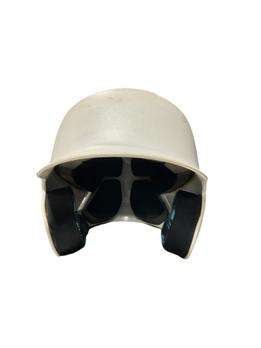 Used Easton BB HELMET 7 1/8-7 3/4 Batting Helmet No Mask White One Size 11834-S000046023