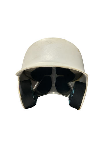Used Easton BB HELMET 7 1/8-7 3/4 Batting Helmet No Mask White One Size 11834-S000046023