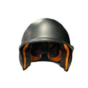 Used Schutt BLACK HELMET Batting Helmet No Mask Black MD 11834-S000046022