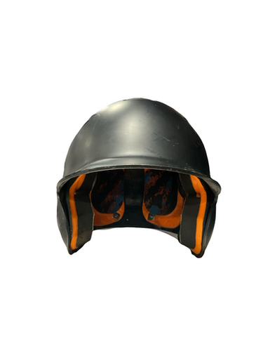 Used Schutt BLACK HELMET Batting Helmet No Mask Black MD 11834-S000046022