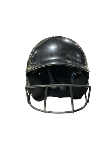 Used Champro BLK SB HELMET SM 6 - 6 1/2 Batting Helmet w/Mask Black SM 11834-S000046039