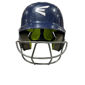 Used Easton NAVY M/L Batting Helmet w/Mask Navy Blue One Size 11834-S000046066