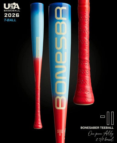 New 2026 BONESABER 26/11 HERO METAL TEEBALL BAT 11834-WRSMBBS25UTBRWB126