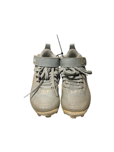Used Under Armour BRYCE HARPER BB/SB Cleats Grey Youth 11.0 11834-S000046505