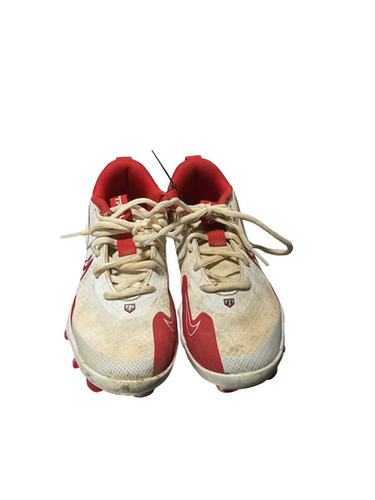 Used Nike MIKE TROUT BB/SB Cleats White And Red Junior 02 11834-S000046508