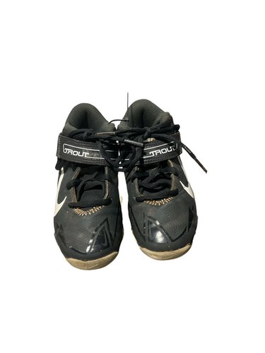 Used Nike TROUT BB/SB Cleats Black Youth 11.0 11834-S000046512