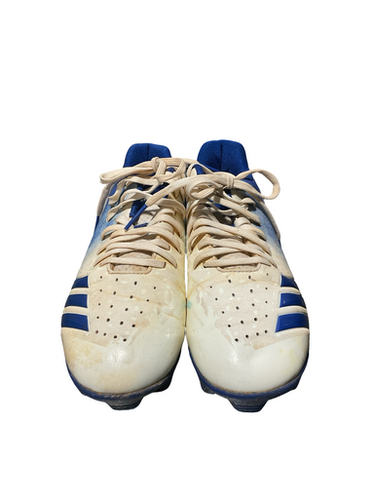 Used Adidas BASEBALL CLEATS BB/SB Cleats White Junior 05 11834-S000046580