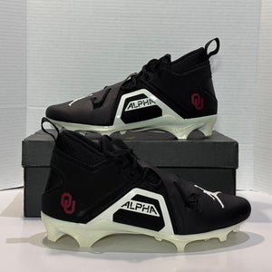 NEW Men’s Size 11 Nike Air Jordan Alpha Menace Pro 3 Oklahoma OU Football Cleats DH3368-004