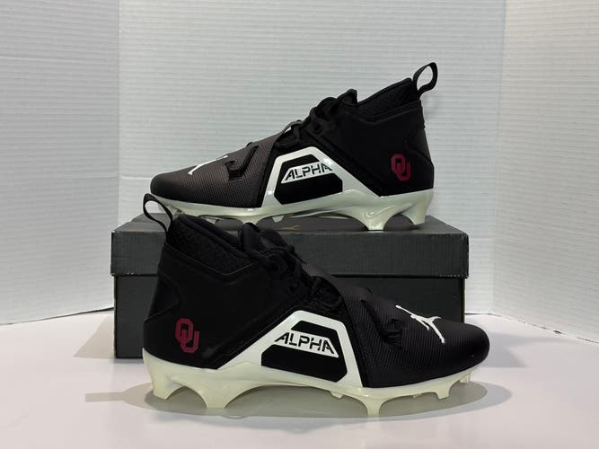 NEW Men’s Size 11 Nike Air Jordan Alpha Menace Pro 3 Oklahoma OU Football Cleats DH3368-004