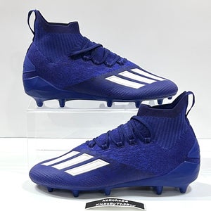 Size 11.5 Adidas Adizero Primeknit Football Cleats Purple EH3422 Night Flash